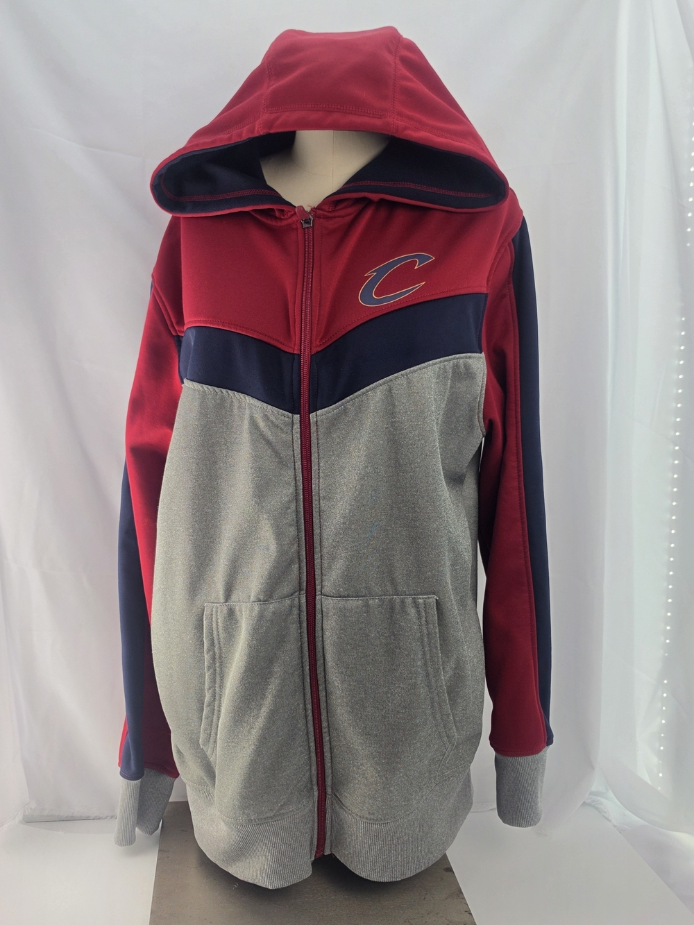 NBA Cavaliers Womens Small Full-Zip Hooded Jacket